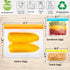 Reusable Storage Bags, 20 Pack BPA Free PEVA Reusable Freezer Bags,Reusable Gallon Bags, Reusable Sandwich Bags, Silicone Food Bags for Women, Men and Kids (20Pack-8 Gallon +6 Sandwich +6 Snack)