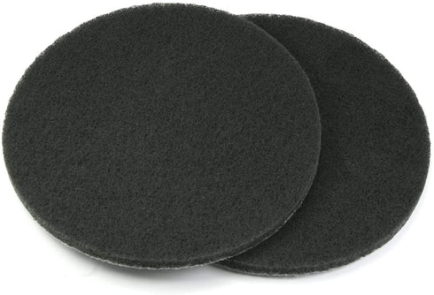 Utoolmart 7 Inch Scrubber Scouring Pads 1200-Grits Drill Scuffing Disc Hoop and Loop Surface Conditioning Disc Gray 2 pcs
