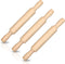 ArtCreativity 7 Inch Mini Rolling Pins for Kids - Set of 3 - Small Wooden Rollers for Baking, Cooking, Play Doh, Clay, Cookie Dough - Arts and Crafts Toy Supplies for Boys and Girls