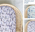 Baby Bassinet Sheet for Boys and Girls, Cradle Mattress Sheet, Baby Bedside Sleeper Cover, Universal for Rectangle, Oval, Hourglass Bassinet Mattress, Soft & Breathable, 2 Pack, Mountain & Pine