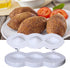 Meatball Mould,Durable DIY Plastic Meatball Mould,Meatball Fish Ball Burger Maker Mould,Manual Meatloaf Maker Press Tool,Kitchen Cooking Tools for Making Fried Kibbeh Cake Mould