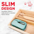 Dash SmartStore Deluxe Compact Electric Hand Mixer + Whisk and Milkshake Attachment for Whipping, Mixing Cookies, Brownies, Cakes, Dough, Batters, Meringues & More, 3 Speed, 150-Watt Aqua