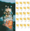 20 Pack Each 30 LED Fairy Lights Battery Operated,5ft Silver Wire Warm White Mason Jar Lights,Firefly Mini Led String Lights for Mason Jars Party Crafts Wedding Décor