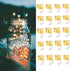 20 Pack Each 30 LED Fairy Lights Battery Operated,5ft Silver Wire Warm White Mason Jar Lights,Firefly Mini Led String Lights for Mason Jars Party Crafts Wedding Décor