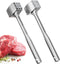 Meat Tenderizer 1 pcs - Aluminium Meat Mallet - Dual-Sided Meat Tenderizer Tool Kitchen Meat Pounder Home Meat Hammer for Tenderizing Ice Steak - Stainless Veal & Chicken Safe Meat Beater 1309479