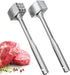 Meat Tenderizer 1 pcs - Aluminium Meat Mallet - Dual-Sided Meat Tenderizer Tool Kitchen Meat Pounder Home Meat Hammer for Tenderizing Ice Steak - Stainless Veal & Chicken Safe Meat Beater 1309479