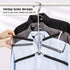 Hangers Space Saving Clothes Hanger 2 Pack Swing Arm Non Slip Padded Coat Hanger 5 Layers Heavy Duty Stainless Steel Sweater Shirt Hanger Closet Storage Organizer