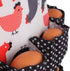 Chicken Egg Collecting Apron,12 Deep Pockets Hen Duck Goose Eggs Holder Aprons