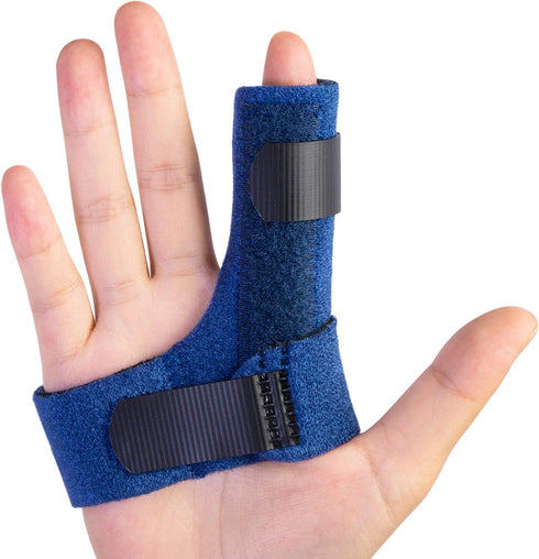 Sumifun Finger Brace, Trigger Finger Splint for Index Middle Ring Pinky Finger Arthritis Pain, Tendon Injury, Broken Mallet Finger Stabilizer Supports for Dislocated Knuckle Immobilizer Wrap for Right Hand