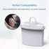 AQUA CREST TœV SœD Certified KWF2 Coffee Water Filter, Compatible with Braun Brita KWF2, 3105, 3107, 3112, 3116, KF600, KF580, KF510, KF190, KF180, KF157, KF150, KF145, KFT16 (Pack of 2)