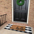 KaHouen Buffalo Check Rug, Buffalo Plaid Rug (23.6"x51.2"), Checkered Plaid Rugs, Check Plaid Area Rug for Layered Door Mats Kitchen/Living Room/Bedroom/Dinning Room(Black and White Porch Rugs)