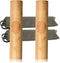 Set of 2 Eco Bamboo Scattering Urn Tube for Human-Pet Ashes, Small Urns for Human Ashes, Mini Biodegradable Spreading Urns for Adult Ashes Male Female Dog(9" x2)