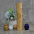 Set of 2 Eco Bamboo Scattering Urn Tube for Human-Pet Ashes, Small Urns for Human Ashes, Mini Biodegradable Spreading Urns for Adult Ashes Male Female Dog(9" x2)