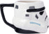 Silver Buffalo Star Wars Stormtrooper Face 3D Sculpted Ceramic Mug, 20 Ounces