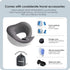 Tralous FullyWrap Travel Pillow, 100% Pure Memory Foam Neck Pillows for Sleeping, Neck Support Pillow Fully Wraps Beneath The Chin, Plentiful Travel Accessories, Lightweight and Small