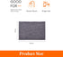Lifewit Extra Soft Bathroom Rug Mat, Absorbent Shaggy Chenille Bath Rug, Non Slip Plush Rugs for Bathroom,Tub and Shower, Grey, 24 ×17 inch