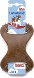 Lumabone Real Bacon Flavored Small Dental Dog Chew Toy