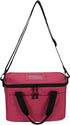Insulated Drink Carrier Bag for Delivery, Reusable Coffee Cup Holder Caddy Bag with Handle, Tote Bag with Adjustable Dividers, Keep Beverage Hot or Cooler, Ideal for Grubhub Uber Eats Car Drivers (Red)
