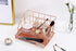 Upgraded Desk Organizer for Women, Cute Mesh Office Supplies Accessories Essentials Caddy with Drawer for Home & Office Desktop Organization & Decor, Rose Gold