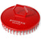 Bossman Scalp Massager and Shampoo Shower Brush - Head Scrubber - Beard Exfoliator - Hair and Beard Dandruff Control (Red)