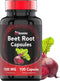 Beet Root Capsules | 1500 Mg - 100 Capsules | Beet Root Powder Extract Capsules | Supports Cardiovascular & Heart Health* | Non-GMO & Gluten-Free | Produced in the USA | TNVitamins