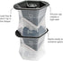 Tovolo Leak-Free, Slow-Melting Colossal 2.25-Inch Cube Ice Silicone Sealed Lid Anti-Tip, Set of 2 Stackable Molds for Whiskey, Spirits, Liquor, Cocktails, Soda & More, Black