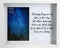 Pavilion Gift Company Perhaps They are Not Stars in The Sky But Rather Openings Where Our Loved Ones Shine Down to Let Us Know They are Happy 7.5x9.5 Inch Easel Back Vertical Picture Frame, Silver