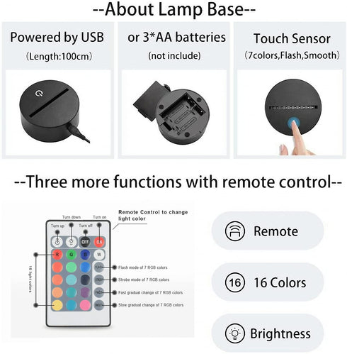 3D Anime Lamp,Harry & Styles Night Light with Touch Sensor,Gifts for Kids,Boys Girls,Color Changing LED, Bedroom, One&Direction Merch March Vinyl Anime Lamp, Cardboard Cutout