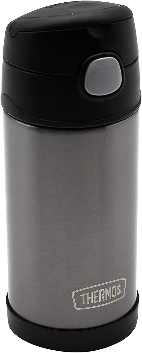 Thermos Funtainer 12 Ounce Bottle, Charcoal