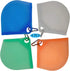 ?4-in-1 Family Pack?Face Mask Cover Case Storage Holder Bag Portable Recyclable Container Organizer, Dustproof Washable Durable Food-Grade Silicone Soft Pocket-Size Mask Storage Bag with Keychains