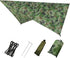 Azarxis Hammock Camping Tarp Rain Fly, Waterproof Tent Footprint Shelter Canopy Sunshade Cloth Picnic Mat for Outdoor Awning Hiking Beach Backpacking - Included Guy Lines & Stakes (Camouflage)