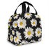 Daisy Lunch Tote Bag for Women Stylish Lunch Tote Bag Insulated Lunch Bag Lunch Box Insulated Lunch Container Reusable with Pocket