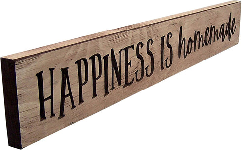 J.D. Yeatts 'Happiness is Homemade' Wooden Sign, Farmhouse D©cor, Wall D©cor, 24 Inches