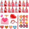 28 Pack Valentines Day Gifts for Kids , Valentines Cards Stickers Pencils Boys Girls, 252 PCS Valentine Exchange Party Favors Toys for School Classroom