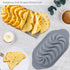 Silicone Bread Loaf Pan with Swirl Design, Chicrinum Food Grade Non-Stick Silicone Baking Mold for Homemade Bread, Cake, Metal Reinforced Frame Secure, BPA Free, Dishwasher Safe