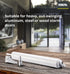 Ideal Security Pneumatic Lock for Screen Door with Chain, White (1.25-2 Inches)