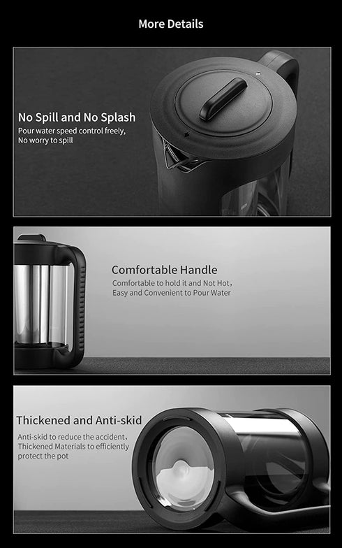 Senzokan - Set to make your own cold brew coffee at home. Includes: a coffee grinder and a 1.5 liter brewing coffeemaker.