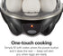 Hamilton Beach 3-in-1 Electric Hard Boiled Egg Cooker, Poacher & Omelet Maker, Holds 14, Black (25508)