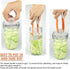 Artcome 5-Pack Glass Fermentation Weights with Easy Grip Handle and Unique Texture Design for Large Wide Mouth Mason Jars