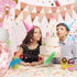 Gifts2U Electric Balloons Pump with Balloons and Rose Gold Pennant Balloon Pump Kit Portable Dual Nozzle Decorating Strip Kit, Metal Balloon Glue Balloon Tying Tool 110V 600W for Party Decoration