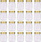 Regular Mouth Mason Jars,Encheng 5oz Clear Glass Jars with Lids(Gold),Small Spice Jars for Herb,Jelly,Jams,Wedding Favors,Shower Favors,Baby Foods,Mini Canning Jars Kitchen Storage Jars 20Pack €¦ €¦