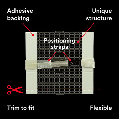3M High Strength Large Hole Repair Kit with 12 fl. oz Compound, Self-Adhesive Back Plate, Putty Knife and Sanding Pad