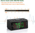 Jingsense Digital Alarm Clock Radio with AM/FM Radio, 1.2? Big Digits Display, Sleep Timer, Dimmer and Battery Backup, Bedside Alarm Clocks with Easy Snooze for Bedrooms, Table, Desk Outlet Powered