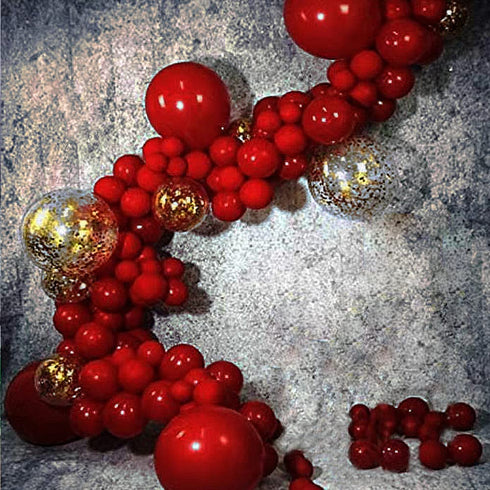 100Pack Red Balloons, 12inch Red Latex Balloons Premium Helium Quality Red Balloons for Party Supplies and Decorations(With Red Ribbon)€¦