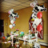 130 pcs Cow Party Balloon Garland, Farm Party Balloon Set of Cow Print Balloons,White Black Red Balloons, Animal Walking Balloons for Baby Shower Kid's Birthday Party