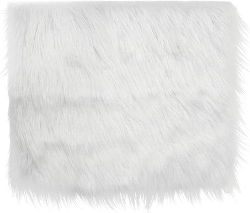 Kisangel Baby Fur Plush Photographic Mat Newborn Photo Background Wraps Blanket Baby Newborn Photo Props (White)