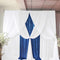 Chiffon Backdrop Curtain-2 Panels 29"x96" Wedding Chiffon Backdrop Drapes Beach Curtains for Living Room Voile Window Curtain Photography Backdrop for Wedding Ceremony (29''x96''x2pcs, White)