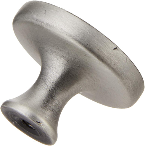 Franklin Brass Seaside Cottage Starfish Kitchen Cabinet Knobs or Drawer Knobs 35mm, Single Brushed Satin Pewter Cabinet Hardware PBF657-BSP-C1
