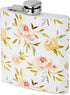 Twine 6 oz Rose Metal Flasks, Multicolor