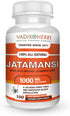 Certified Organic Vadik Herbs Jatamansi Spikenard Root (Nardostachys jatamansi) Powder | Helps to Maintain Healthy Nervous System and Optimal Brain Functions (100 Vegicaps)
